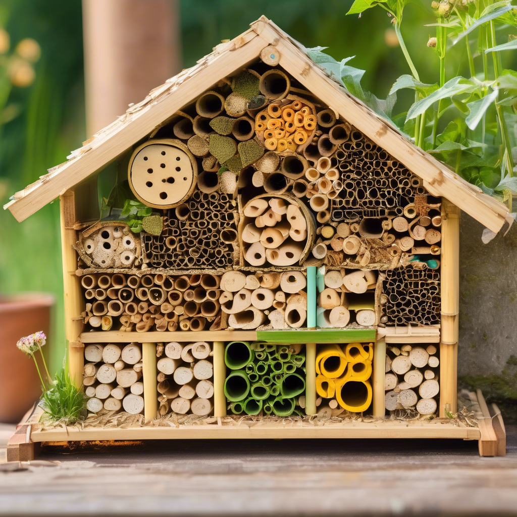 Como construir un hotel para insectos beneficiosos