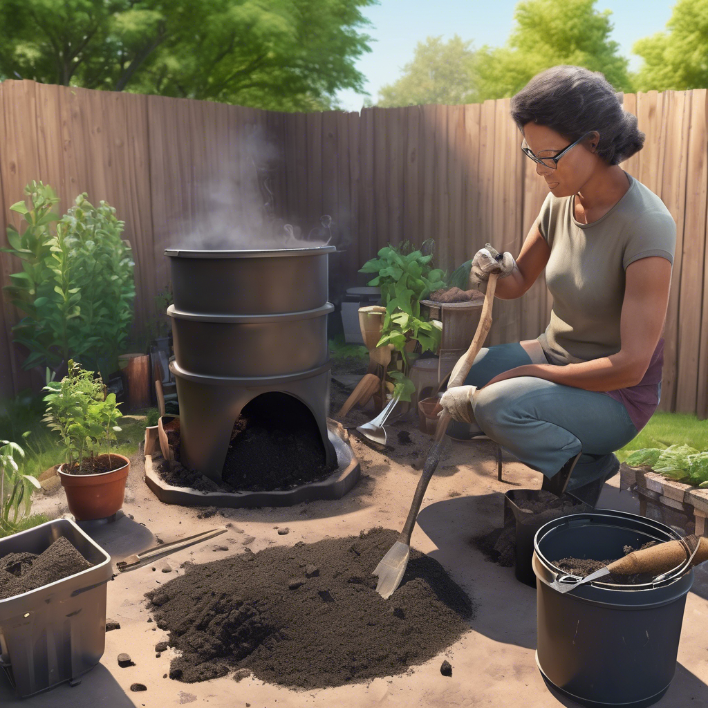 Como hacer biochar casero para mejorar la tierra