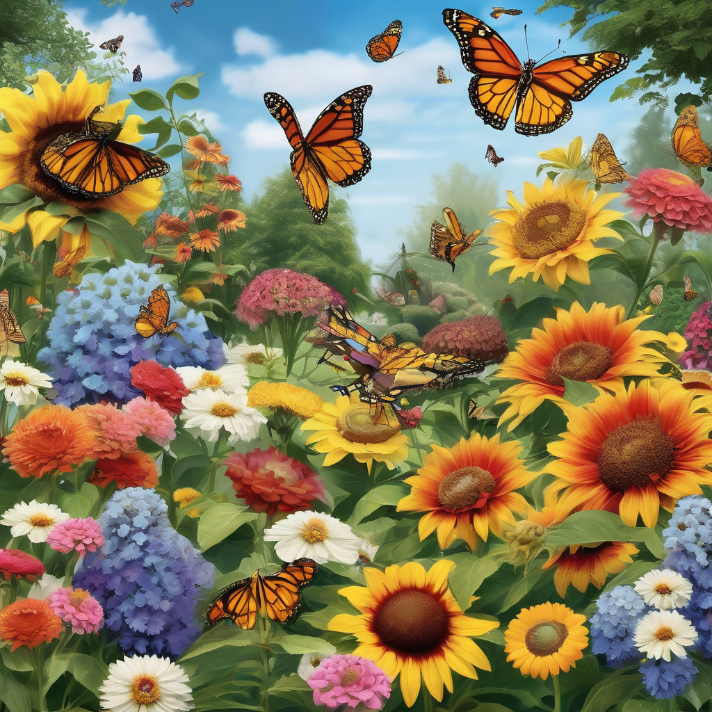 Como atraer mariposas a tu jardín con plantas específicas