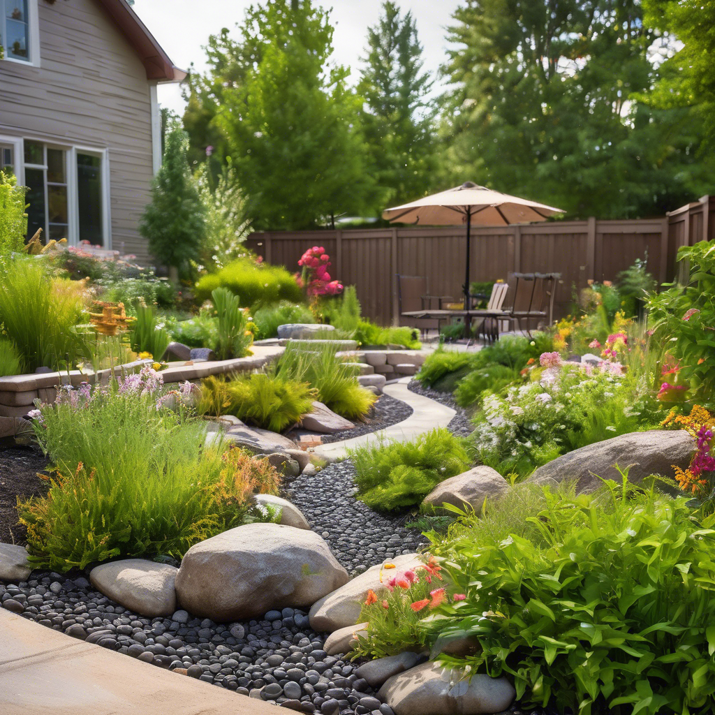 Como hacer un jardín de lluvia para captar agua natural