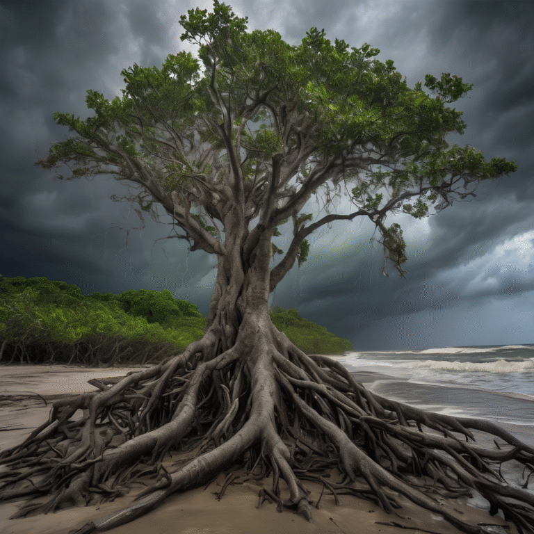 Cómo los manglares protegen las costas colombianas de los huracanes