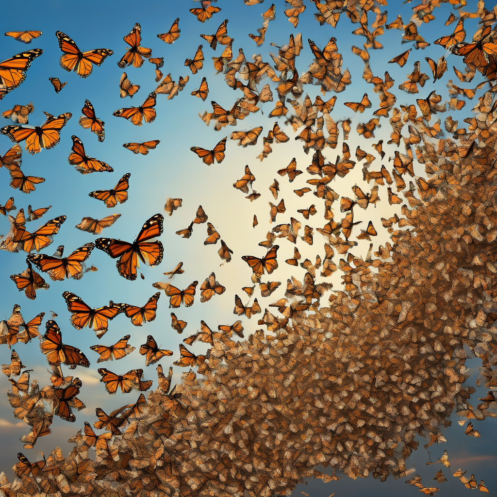 Cómo migran las mariposas monarca miles de kilómetros sin mapa