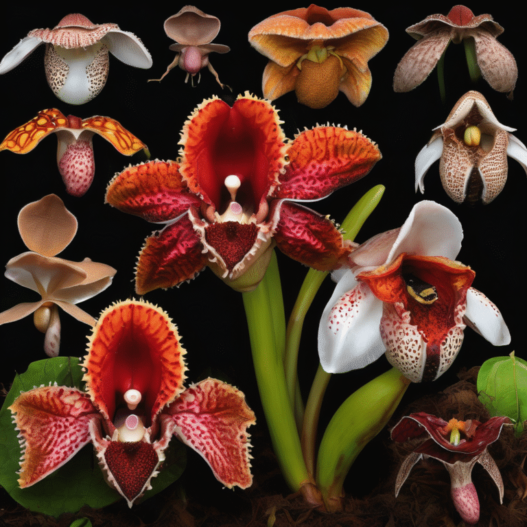 Las flores más extrañas del mundo y los insectos especializados que las polinizan