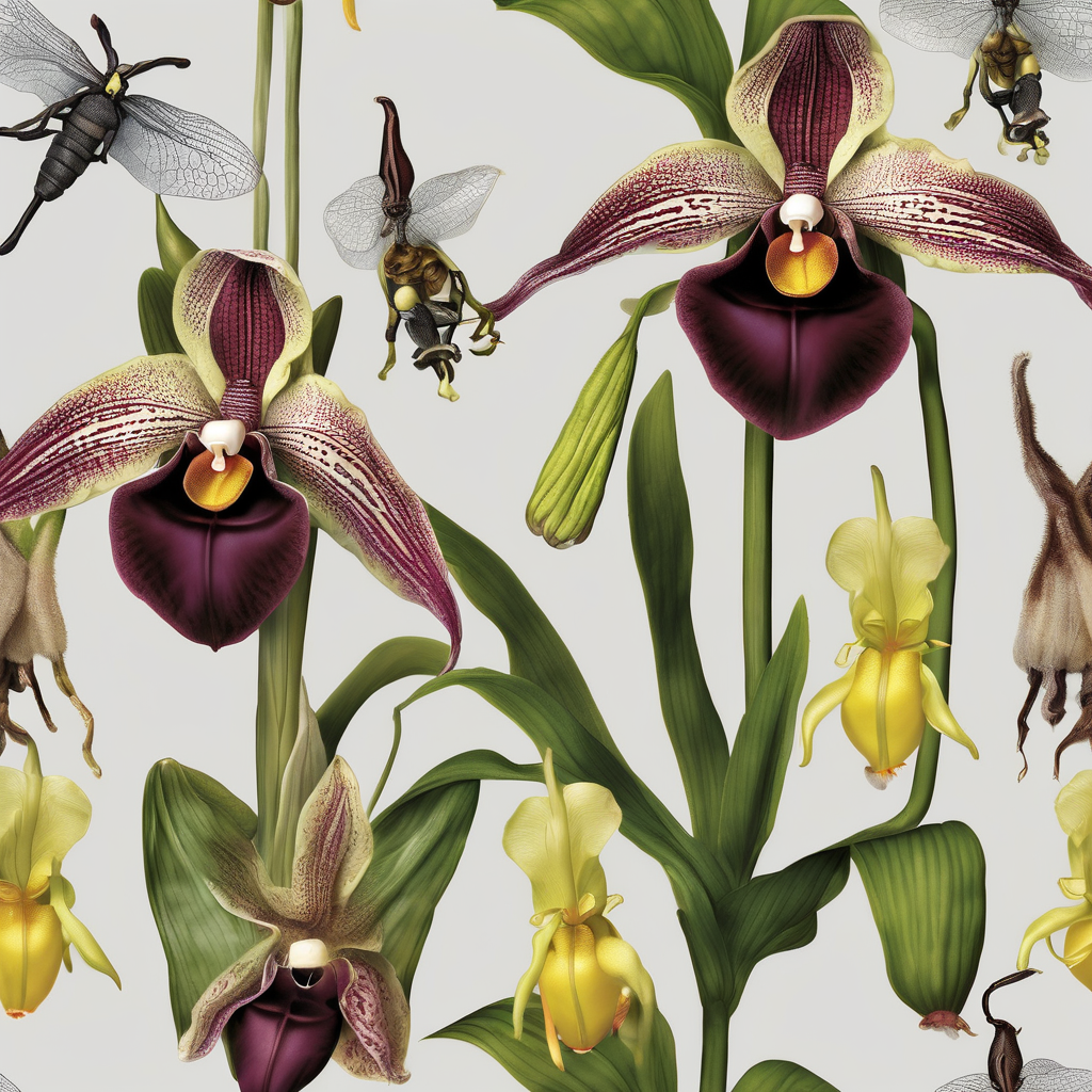 Las flores más extrañas del mundo y los insectos especializados que las polinizan