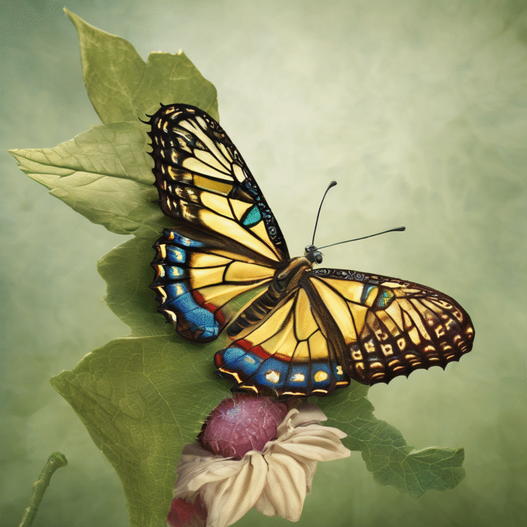El increíble proceso de la metamorfosis: cómo una oruga se convierte en mariposa