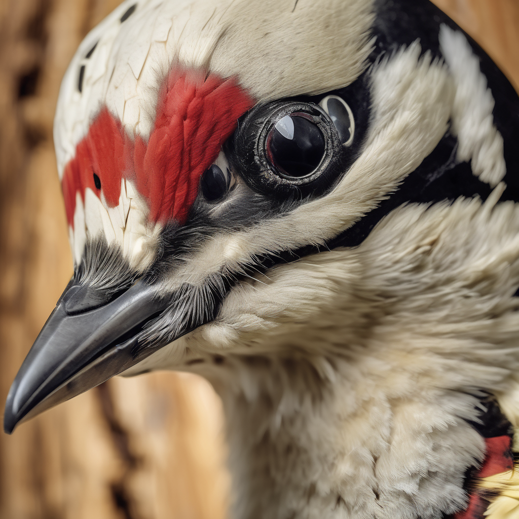 Cómo los pájaros carpinteros taladran madera sin dañarse el cerebro
