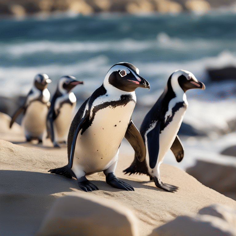 Cómo los pingüinos africanos sobreviven en un clima cálido