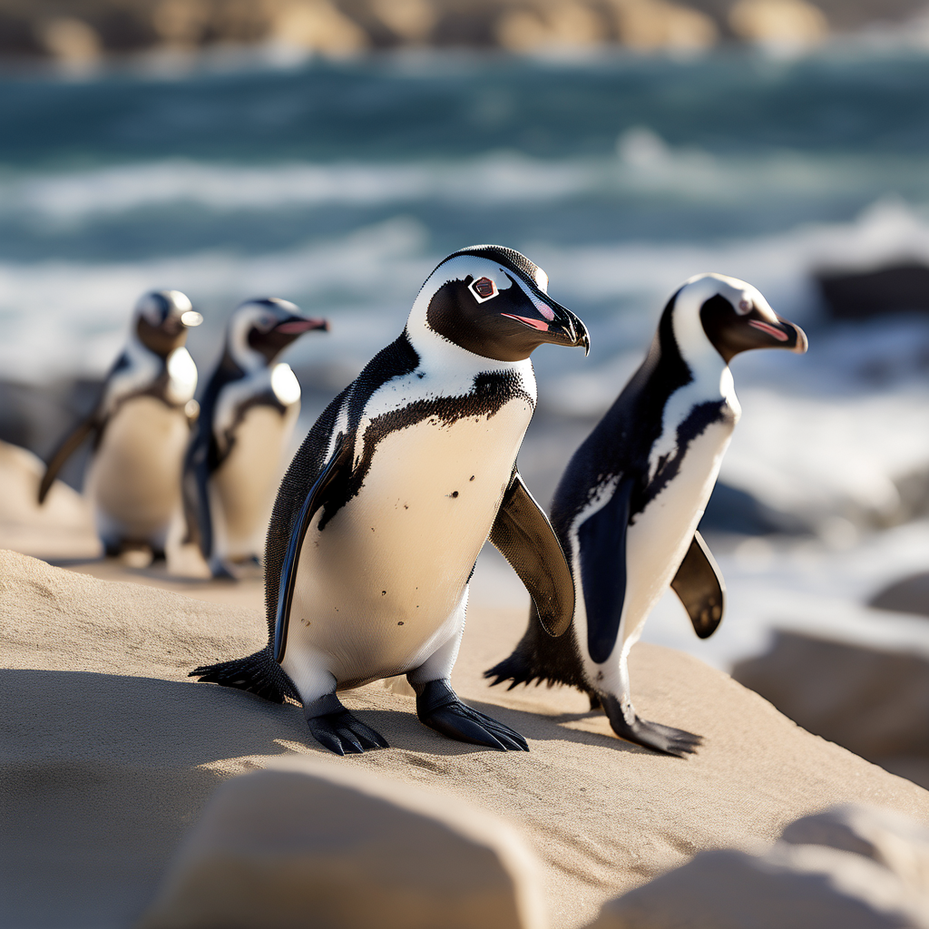 Cómo los pingüinos africanos sobreviven en un clima cálido