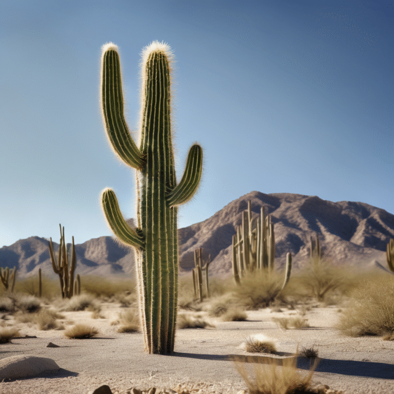 Cómo los cactus sobreviven años sin agua en los desiertos